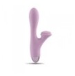 Vibratore in silicone vaginale doppio con stimolatore clitoride design dildo vibrante