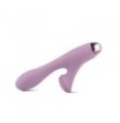 Vibratore in silicone vaginale doppio con stimolatore clitoride design dildo vibrante