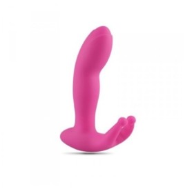 vibratore stimolatore punto G e clitoride dildo vaginale vibrante in silicone lowe easy