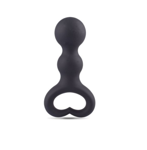 plug anale in silicone the ancor dildo fallo stimolatore sex toys nero