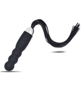 Fallo vaginale dildo anale realistico in silicone frusta bondage fetish nero sex toys whip