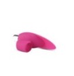 stimolatore clitoride vibratore vaginale in silicone mini fallo vibrante sex toys rosa fan vane