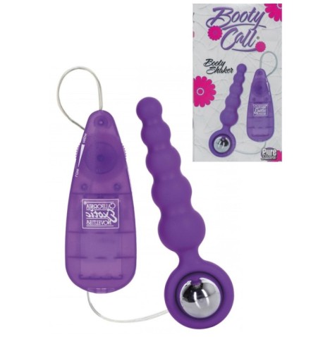 Plug anale vibrante  dildo fallo a sfere stimolatore vibratore in silicone sex toys per uomo e donna