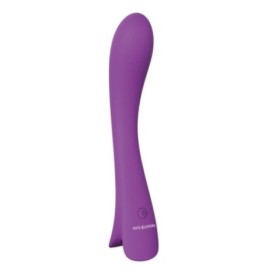 Vibratore ricaricabile vaginale in silicone massaggiatore stimolatore fallo dildo vibrante plot clit purple