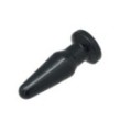 plug anale medium butt dildo fallo anale con pietra nero