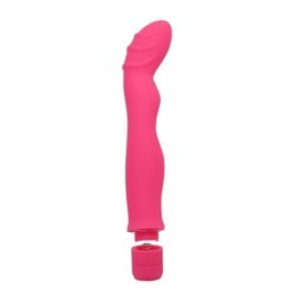 stimolatore per punto G Vibratore vaginale dildo fallo vibrante rosa per donna