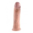 Dildo grande Fallo maxi big king cock realistico vaginale con ventosa 10 flesh