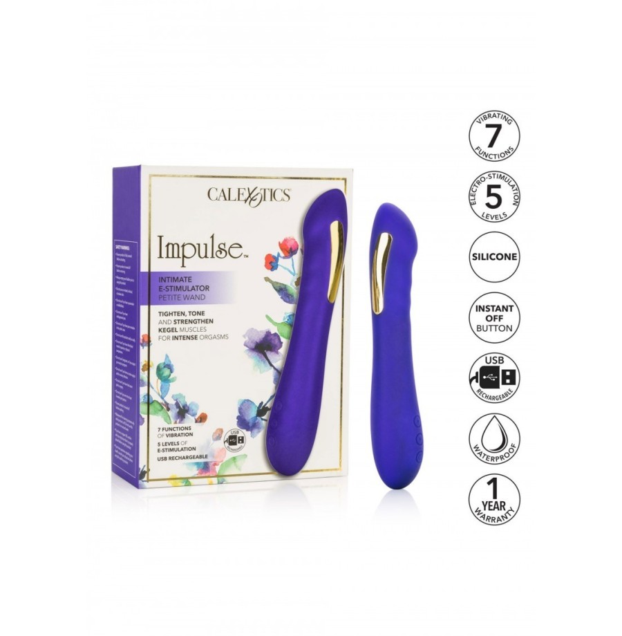 Vibratore vaginale anale stimolatore clitoride con scarica elettrica dildo fallo vibrante in silicone