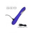 Vibratore vaginale anale stimolatore clitoride con scarica elettrica dildo fallo vibrante in silicone