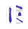 Vibratore vaginale anale stimolatore clitoride con scarica elettrica dildo fallo vibrante in silicone