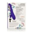 Vibratore vaginale anale stimolatore clitoride con scarica elettrica dildo fallo vibrante in silicone