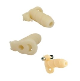 Guaina fallica indossabile anello fallico vibrante prolunga per il pene 4 Way Arouser Beaver