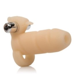 Guaina fallica indossabile anello fallico vibrante prolunga per il pene 4 Way Arouser Beaver