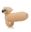 Guaina fallica indossabile anello fallico vibrante prolunga per il pene 4 Way Arouser Beaver