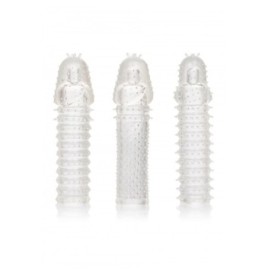 kit guaina fallica prolunga per il pene indossabile set 3 pz sex toys cock Extension