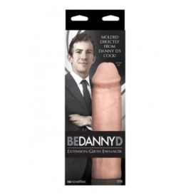 Guaina fallica prolunga per il pene indossabile sex toys uomo Danny D Extension Enhancer