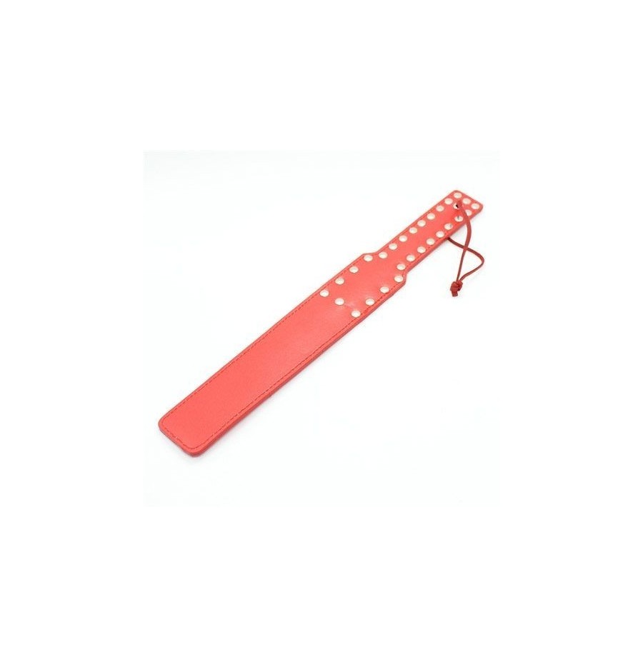 Paddle nero frusta rosso bondage sculacciatore frustino fetish sadomaso sexy Paletta spank rosso