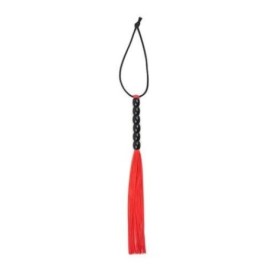 Frusta a frange several flogger red mini frustino rosso bondage fetish sculacciatore