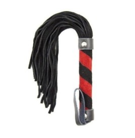 Frusta a frange line whip black red frustino bondage fetish sadomaso sexy nero 