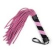 Frusta a frange line whip pink black frustino bondage fetish sadomaso sexy nero rosa