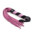 Frusta a frange line whip pink black frustino bondage fetish sadomaso sexy nero rosa