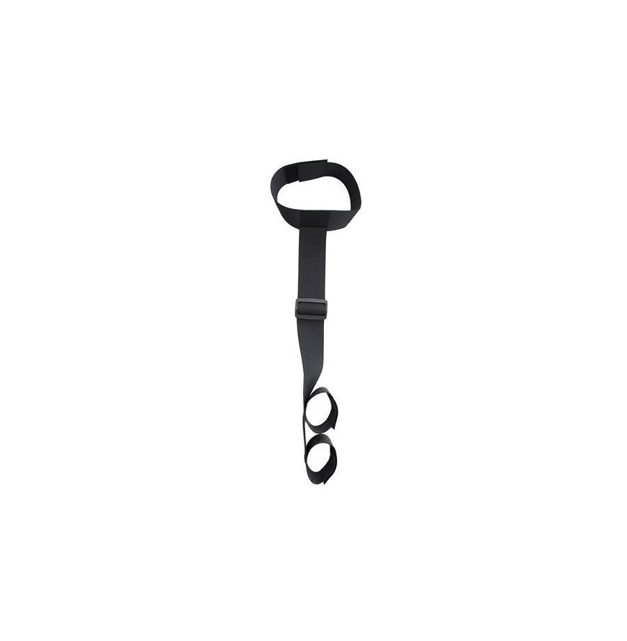 Costrittivo easy back arms restraint black collare bondage con manette fetish restriant nero