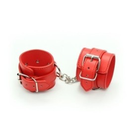 Polsiere cuffs belt red manette rosso bondage fetish costrittivo sexy harness