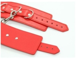 Polsiere cuffs belt red manette rosso bondage fetish costrittivo sexy harness