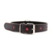 Easy collar leash black collare con guinzaglio con cuore