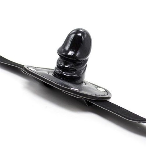 Penis gag ball black morsp bondage fettish con fallo dildo realistico