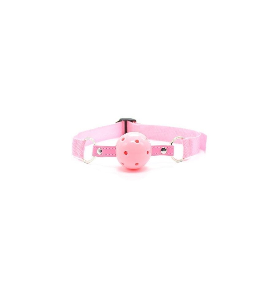 Easy breathable ball gag rosa costrittivo fetish bondage pink