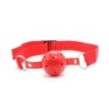 Easy breathable ball gag rosso costrittivo fetish bondage red