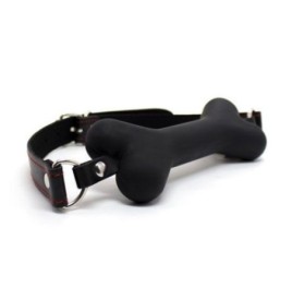 Easy dog gag nero morso ball costrittivo bondage fetish sex toys black