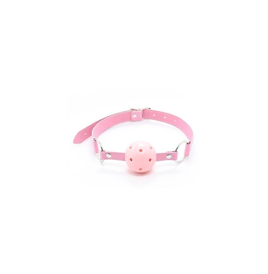 Breathable ball gag rosa traspirante morso pink bondage fetish costrittivo