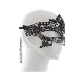 Royal mask black maschera nera in simil pizzo per donna fetish sexy mini