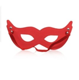 Mistery mask red mschera fetish bondage per uomo e donna in pelle sintetica sexy