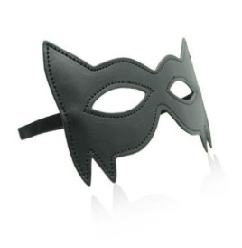 Spikes mask black ragno maschera sexy nera eco pelle bondage fetish per uomo e donna