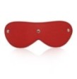 Blindfold mask red maschera da notte in simil pelle rosso bondage fetish sexy uomo e donna