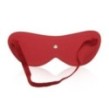 Blindfold mask red maschera da notte in simil pelle rosso bondage fetish sexy uomo e donna