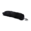 Plug anale con coda long fox tail nera