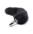 Plug anale con coda long fox tail nera