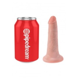 fallo realistico con ventosa dildo king cock clear vaginale anale 5 sex toys flesh