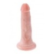 fallo realistico con ventosa dildo king cock 5 flesh