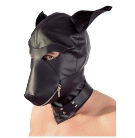 Maschera bondage fettish per uomo e donna integrale mask nero