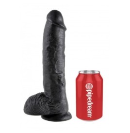 Fallo realistico vaginale black dildo nero maxi big xxl con ventosa morbido