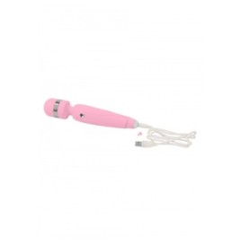 Stimolatore vaginale ricaricabile wand vibratore vaginale per clitoride in silicone rosa