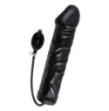 Fallo maxi realistico gonfiabile nero black big dildo vaginale anale xxl