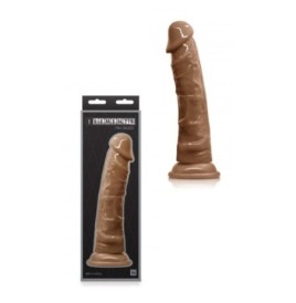 Fallo realistico con ventosa dildo vaginale 7 caramel inch morbido