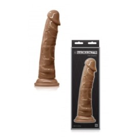 Fallo realistico con ventosa dildo vaginale 7 caramel inch morbido