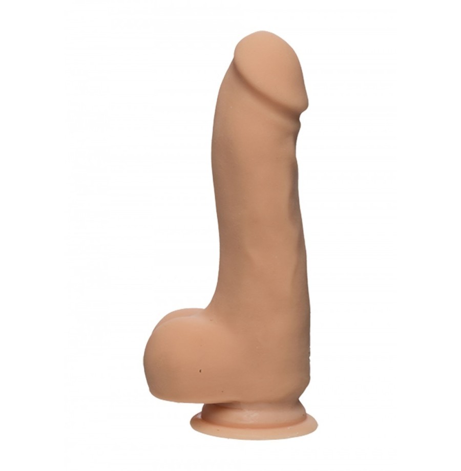 Fallo realistico the D dildo vaginale con ventosa pene morbido cock dual densiti